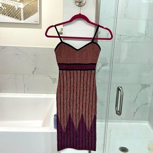 BCBG midi dress, sparkling!